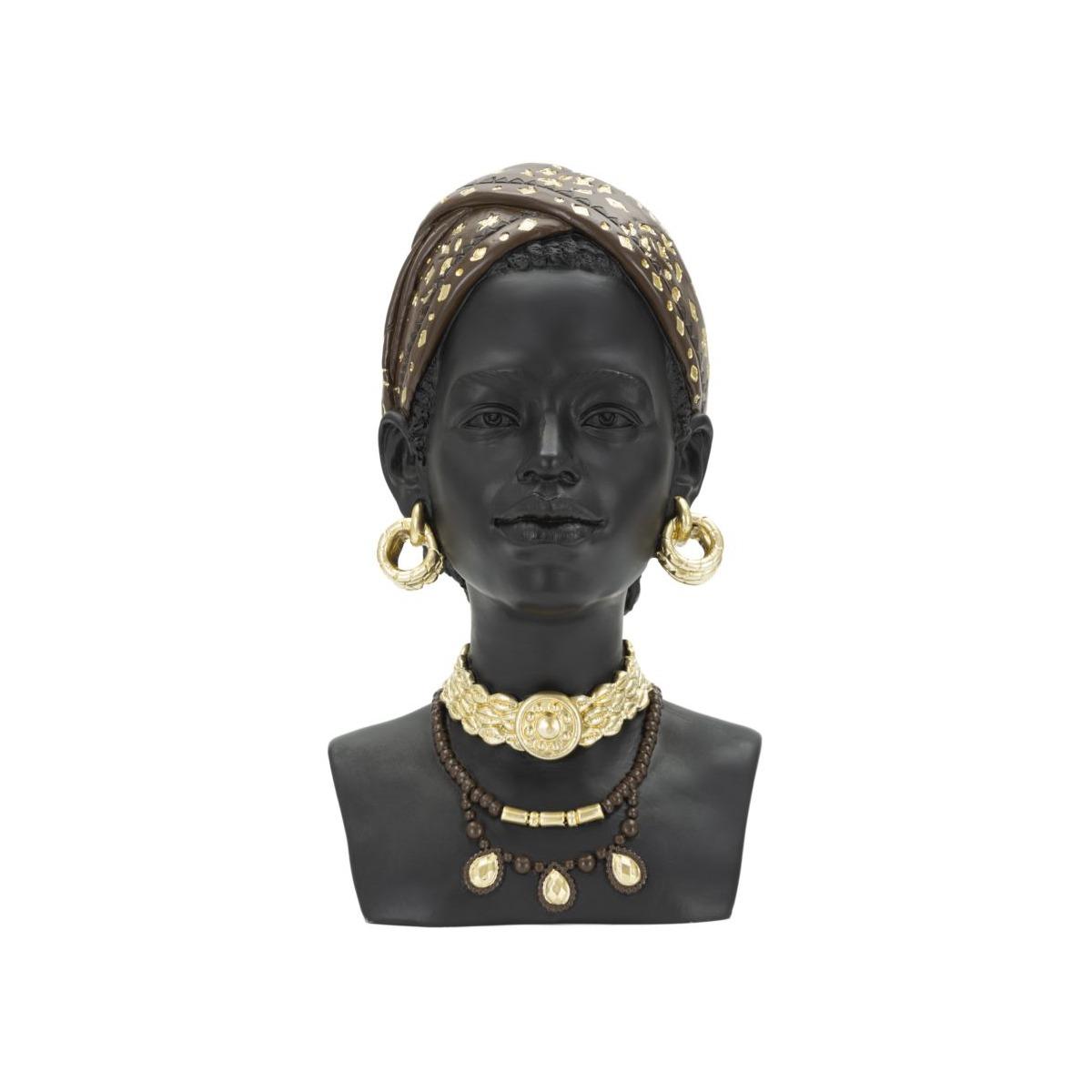 Scultura donna masai 19 x 18,5 x 30 cm