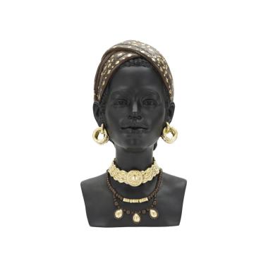 Scultura donna masai 19 x 18,5 x 30 cm
