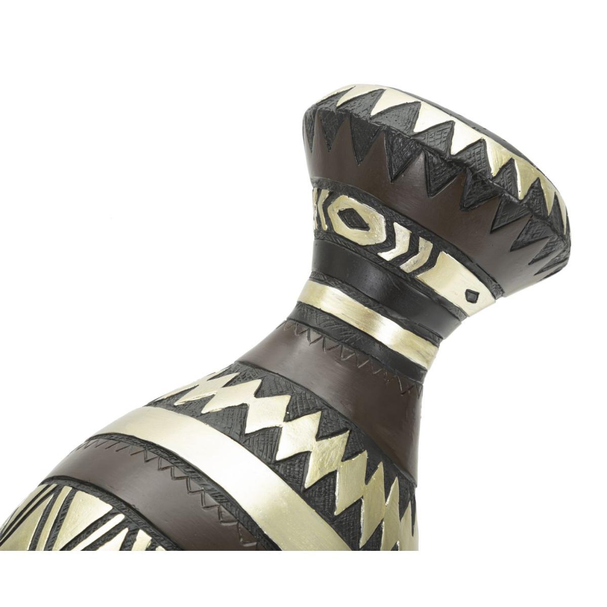 Scultura donna masai tribu 23 x 19 x 38,5 cm