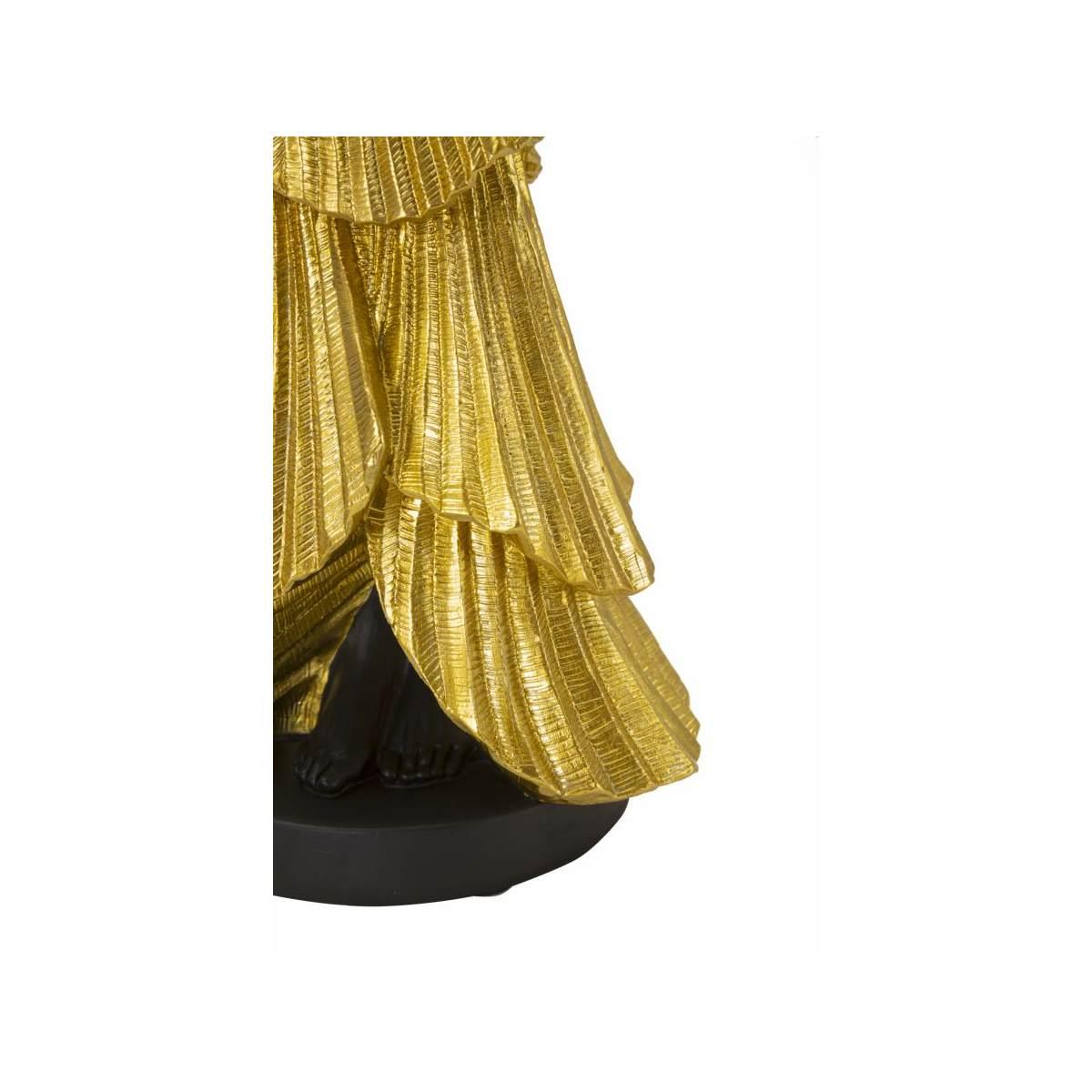 Scultura donnina fashion gold 14,5 x 10 x 33 cm