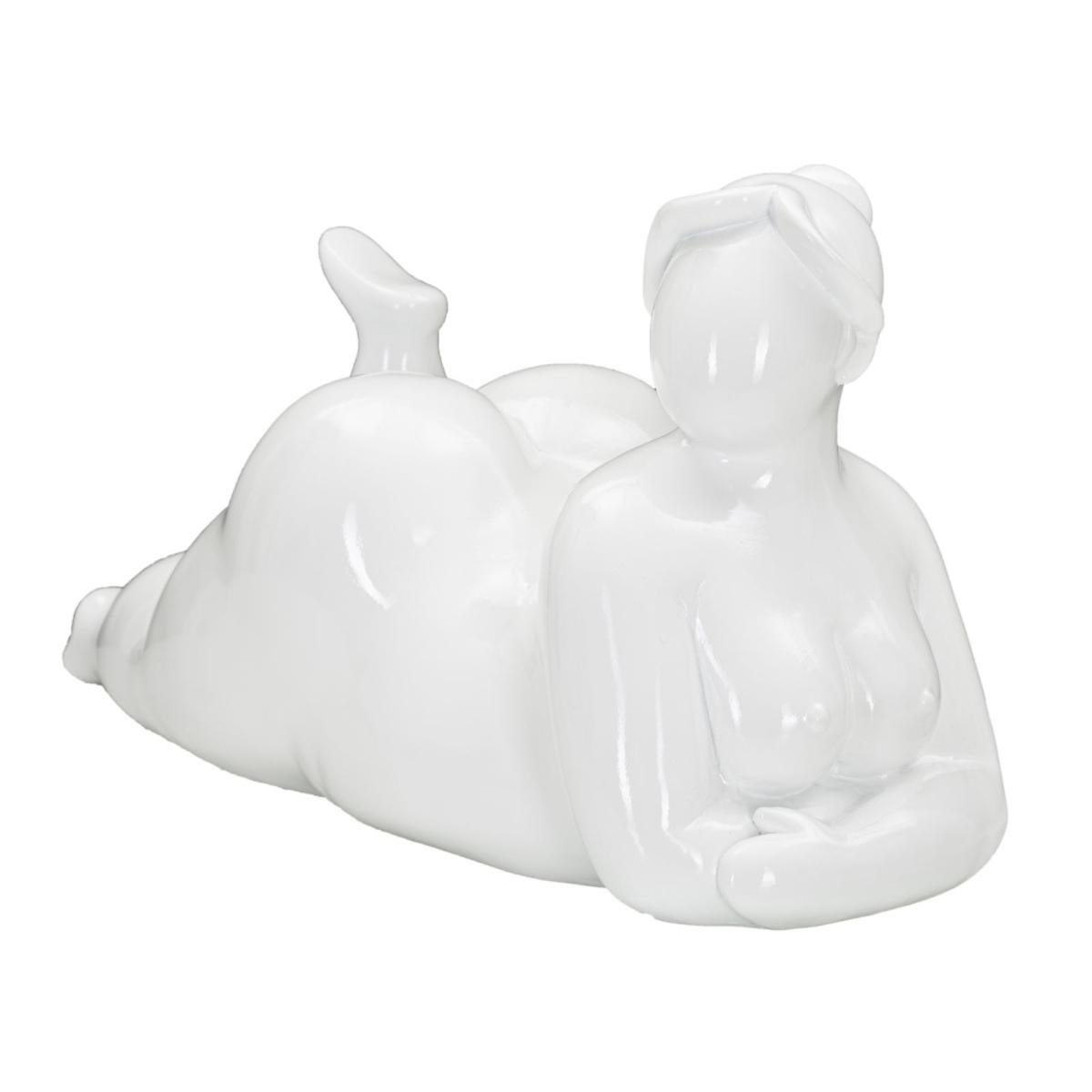 Scultura donnina yoga relax 32 x 12,5 x 16 cm