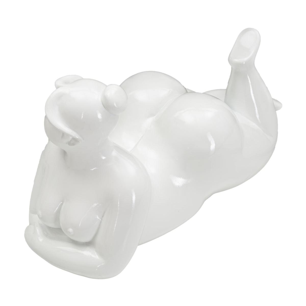 Scultura donnina yoga relax 32 x 12,5 x 16 cm