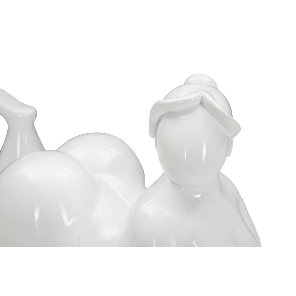 Scultura donnina yoga relax 32 x 12,5 x 16 cm