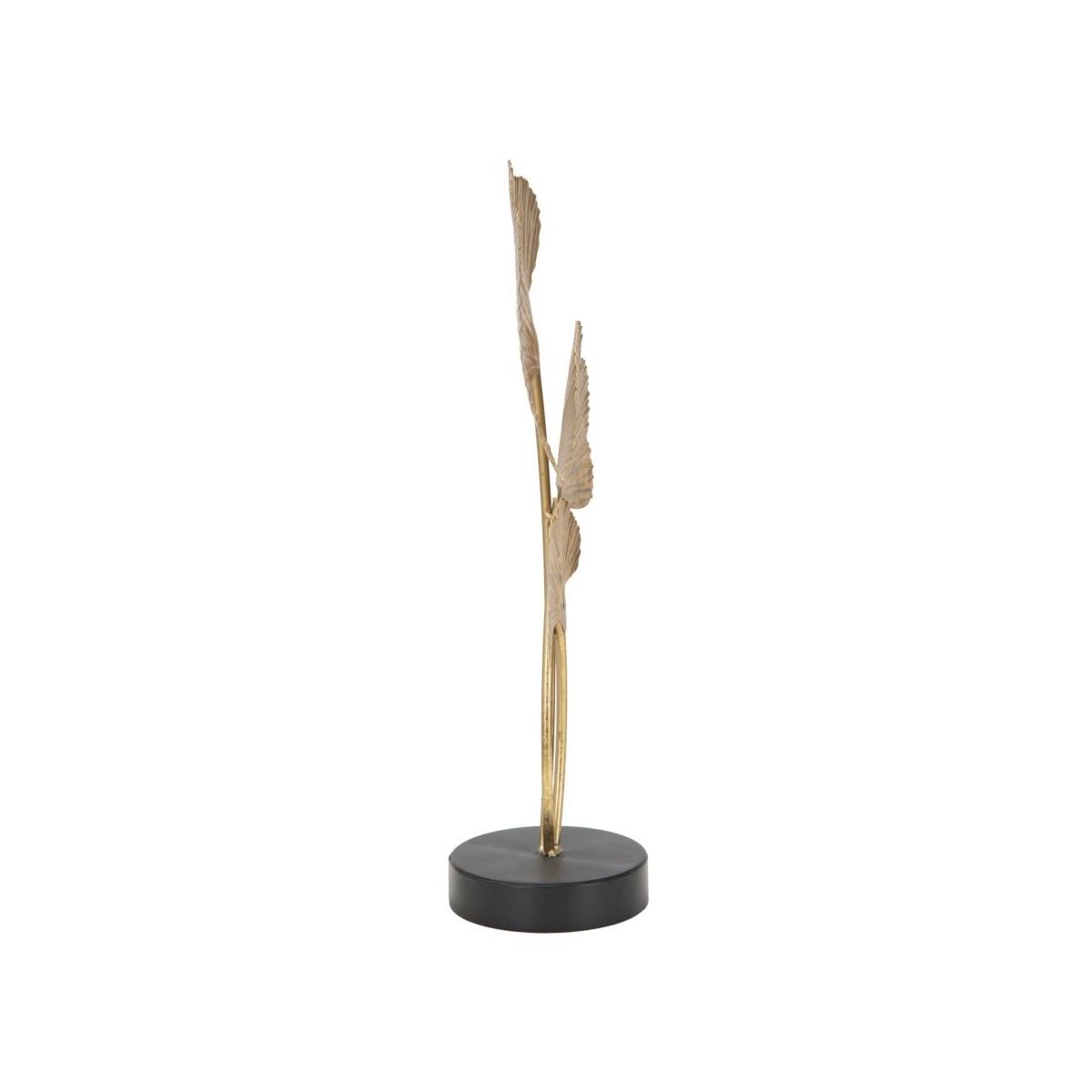 Scultura foglie 24,5 x 10,5 x 40,5 cm
