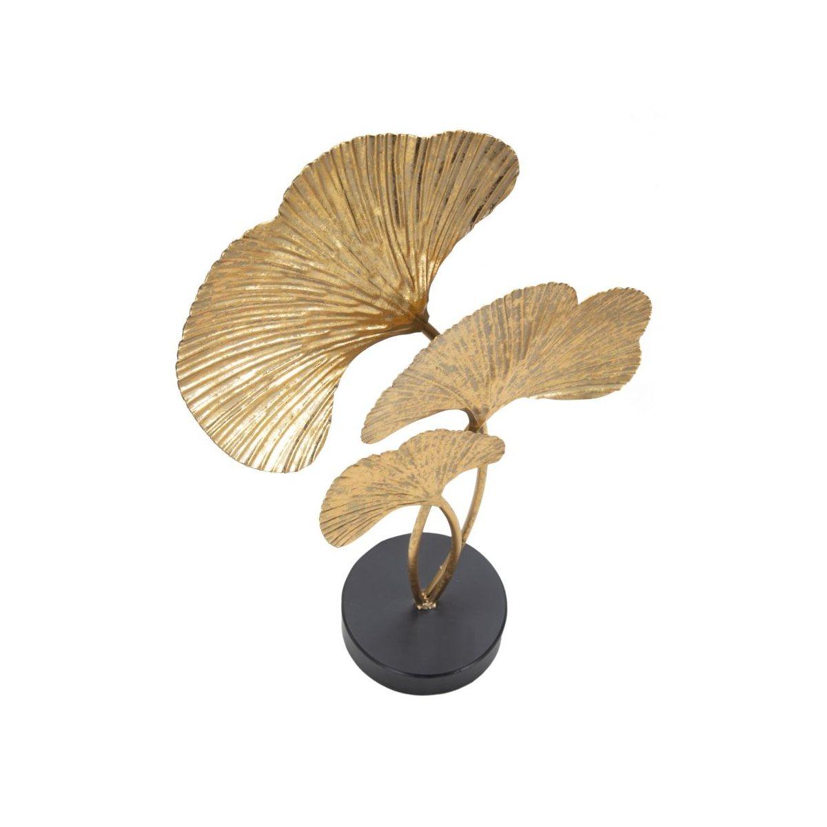 Scultura foglie 24,5 x 10,5 x 40,5 cm