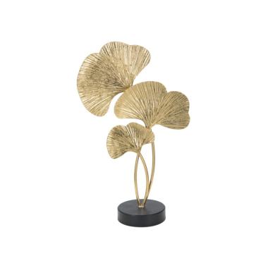 Scultura foglie 24,5 x 10,5 x 40,5 cm