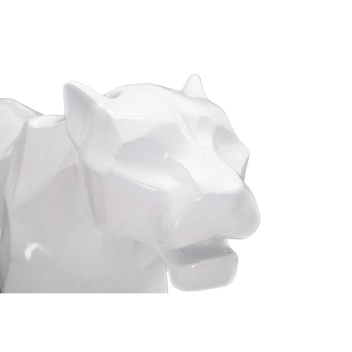 Scultura pantera white 70 x 18 x 32,5 cm
