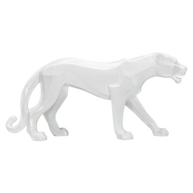 Scultura pantera white 70 x 18 x 32,5 cm