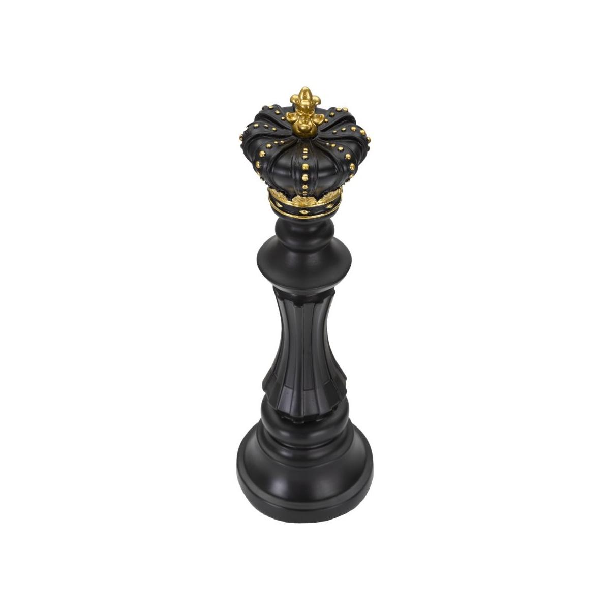 Scultura re nero oro
