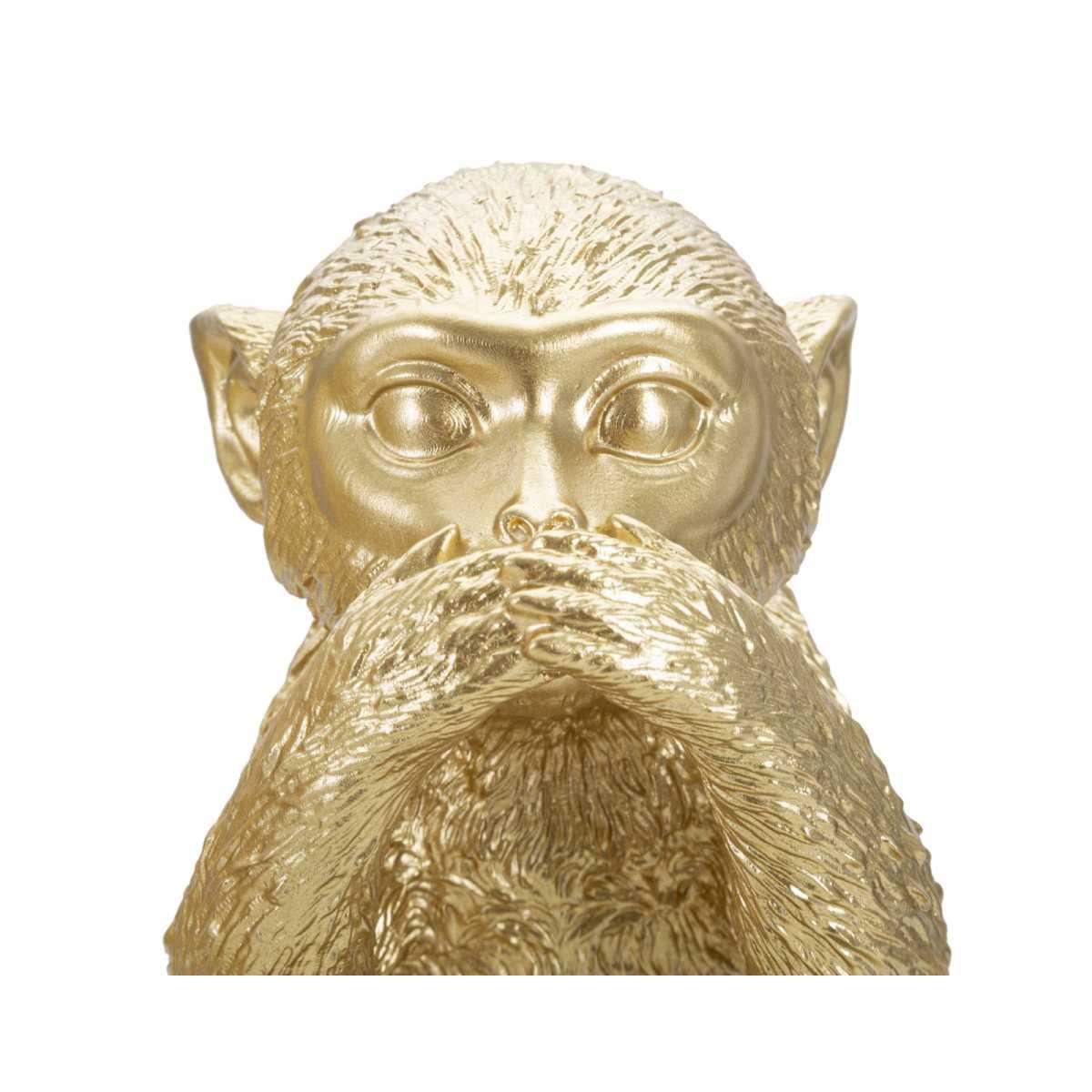 Scultura scimmia non vedo non sento non parlo Set 3 pz