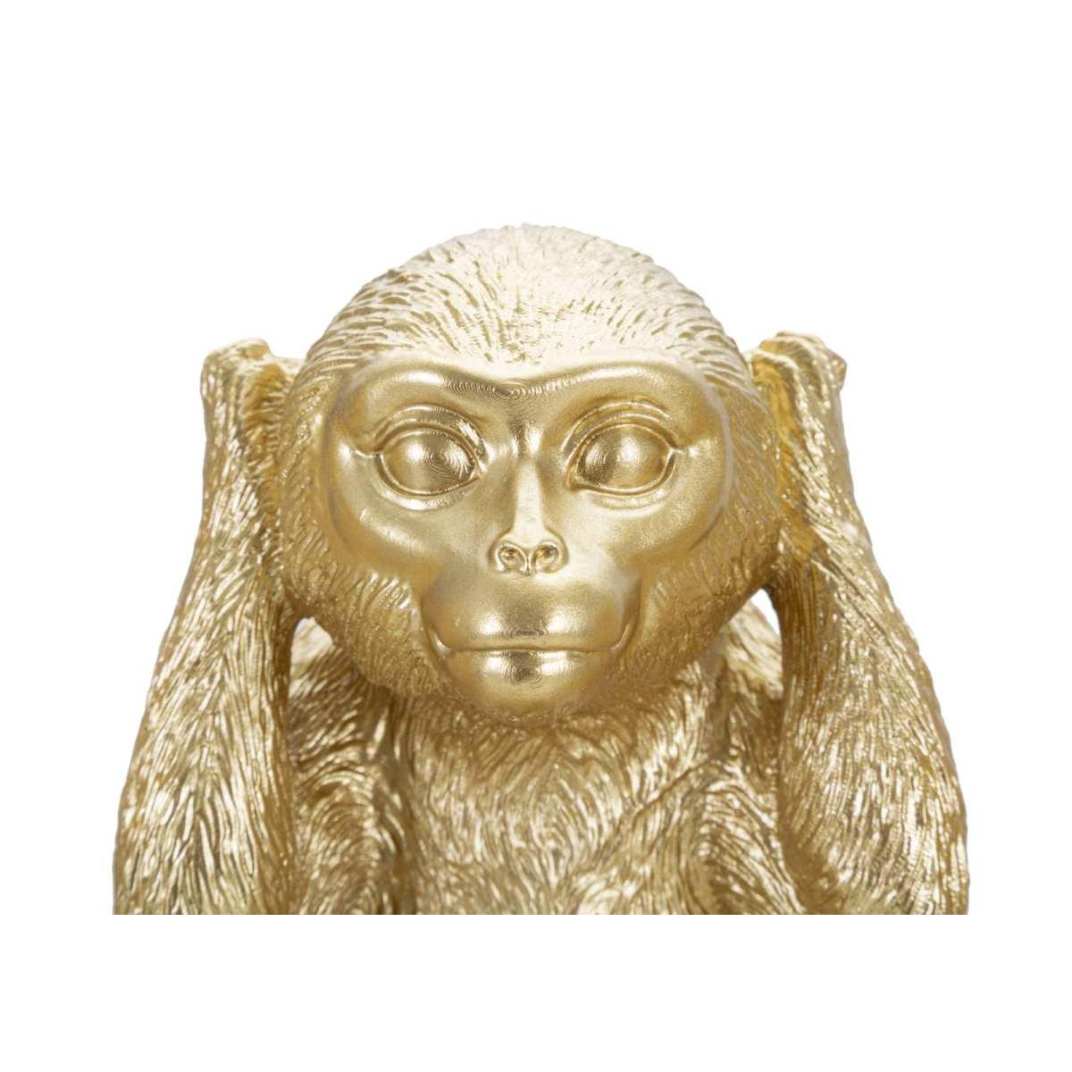 Scultura scimmia non vedo non sento non parlo Set 3 pz