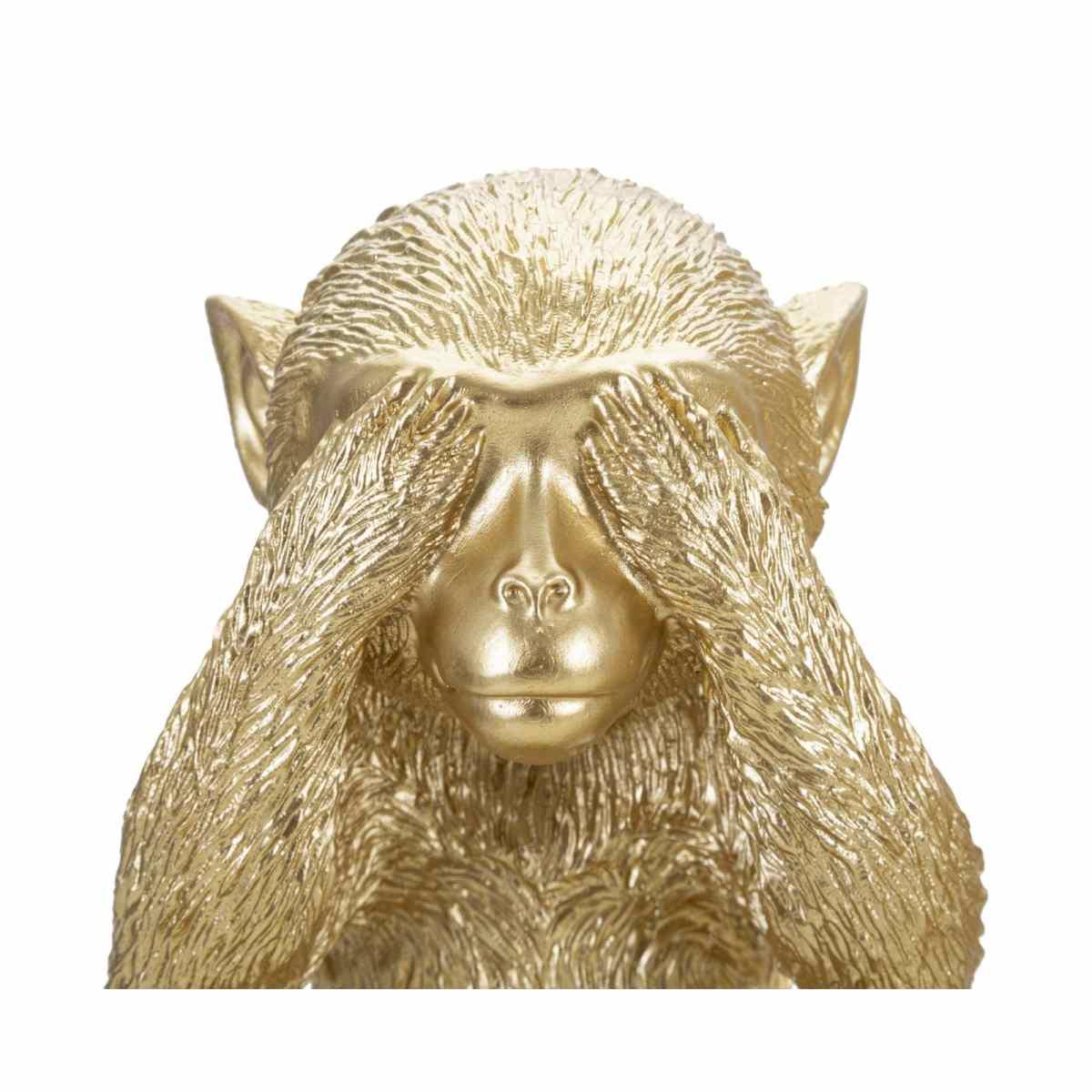 Scultura scimmia non vedo non sento non parlo Set 3 pz