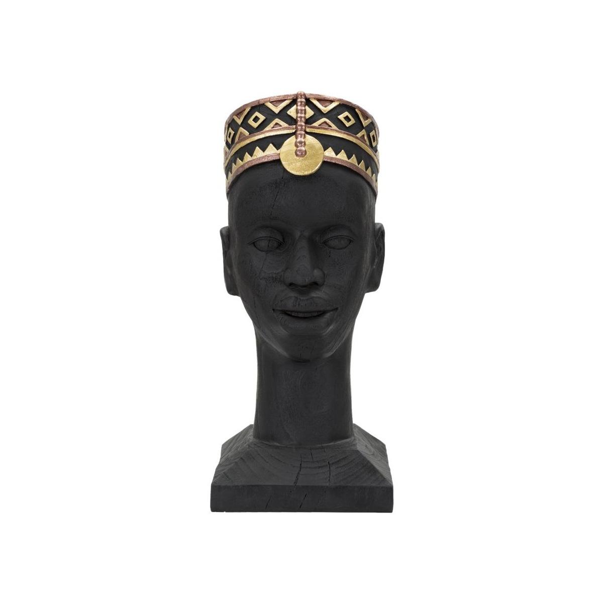 Scultura uomo masai 25 x 25 x 56 cm