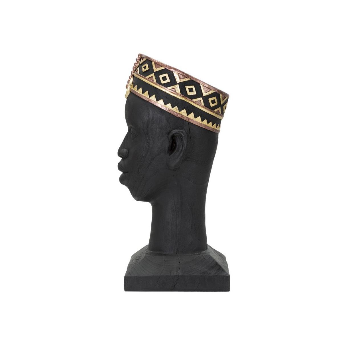 Scultura uomo masai 25 x 25 x 56 cm