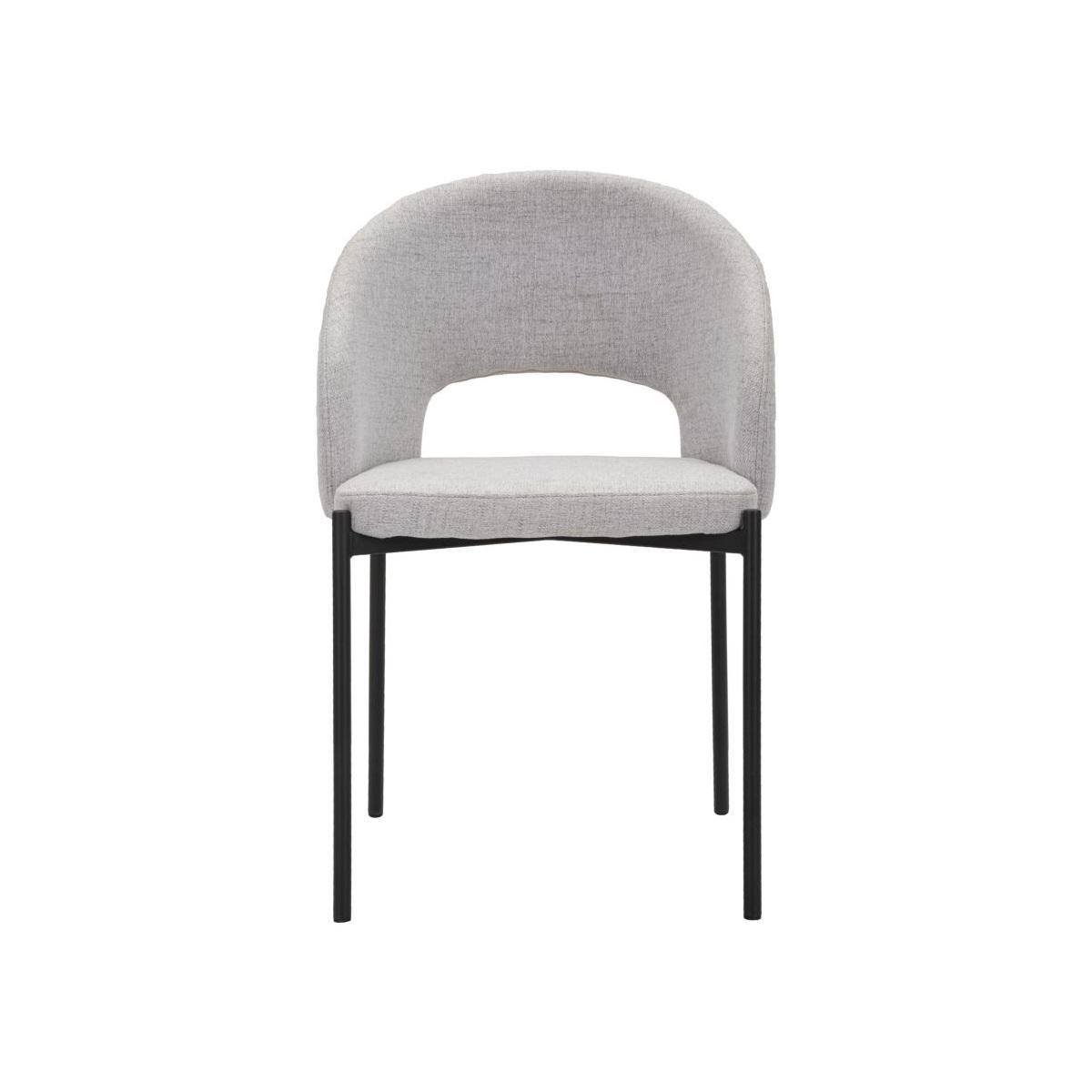 Sedia helsinki grigia Set 2 pz