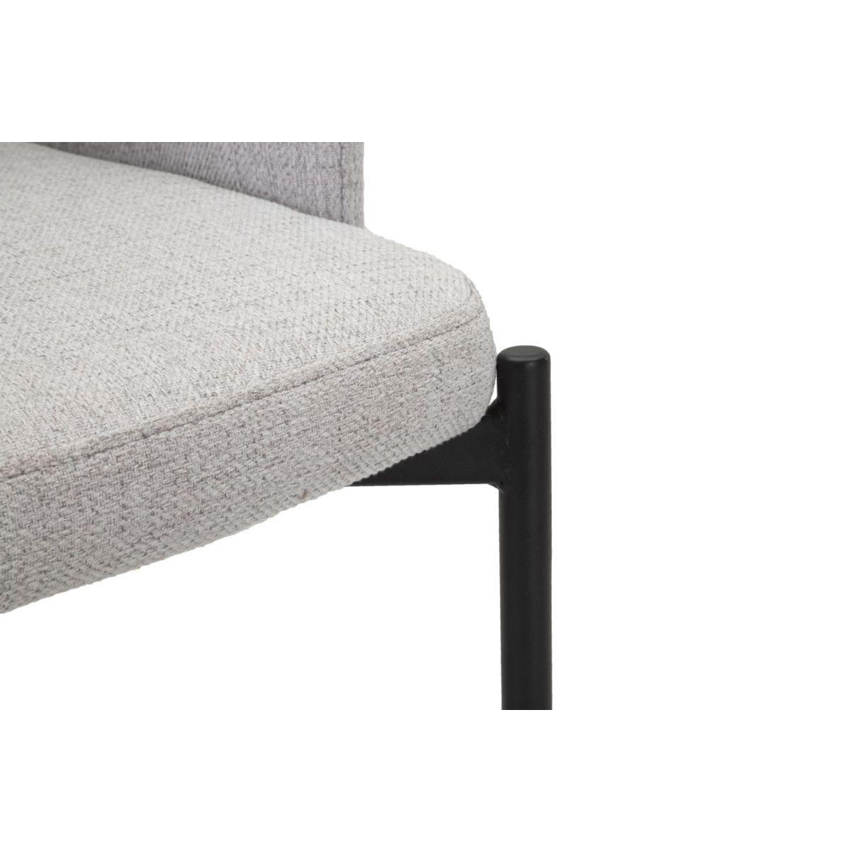 Sedia helsinki grigia Set 2 pz
