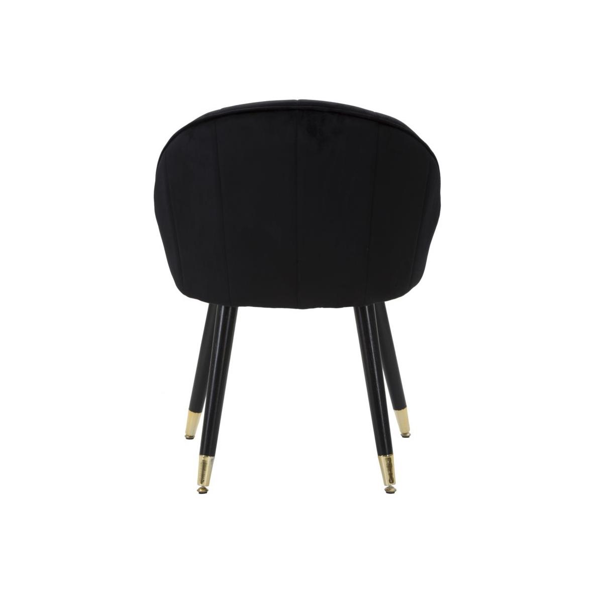 Sedia loty nera 57 x 58 x 80 cm