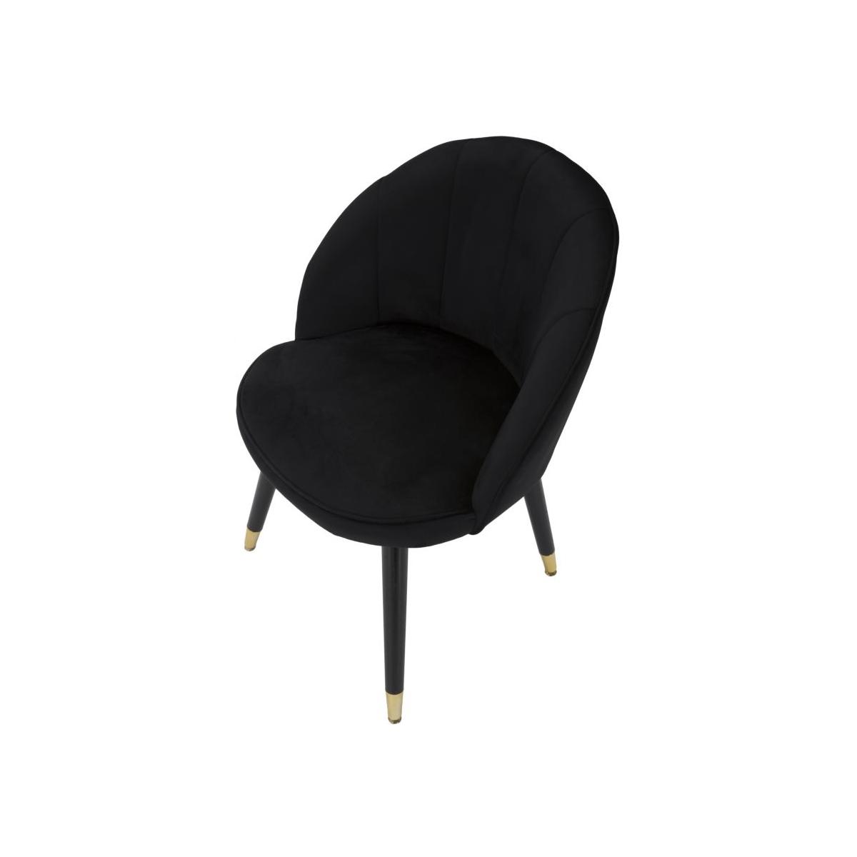Sedia loty nera 57 x 58 x 80 cm