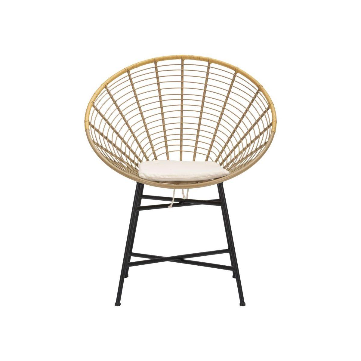 Sedia panama grid cuscino 72 x 56,5 x 88 cm