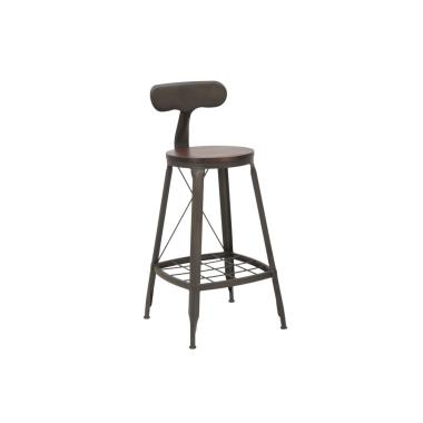 Sgabello bar harlem rod altezza seduta 41 x 44 x 92 cm