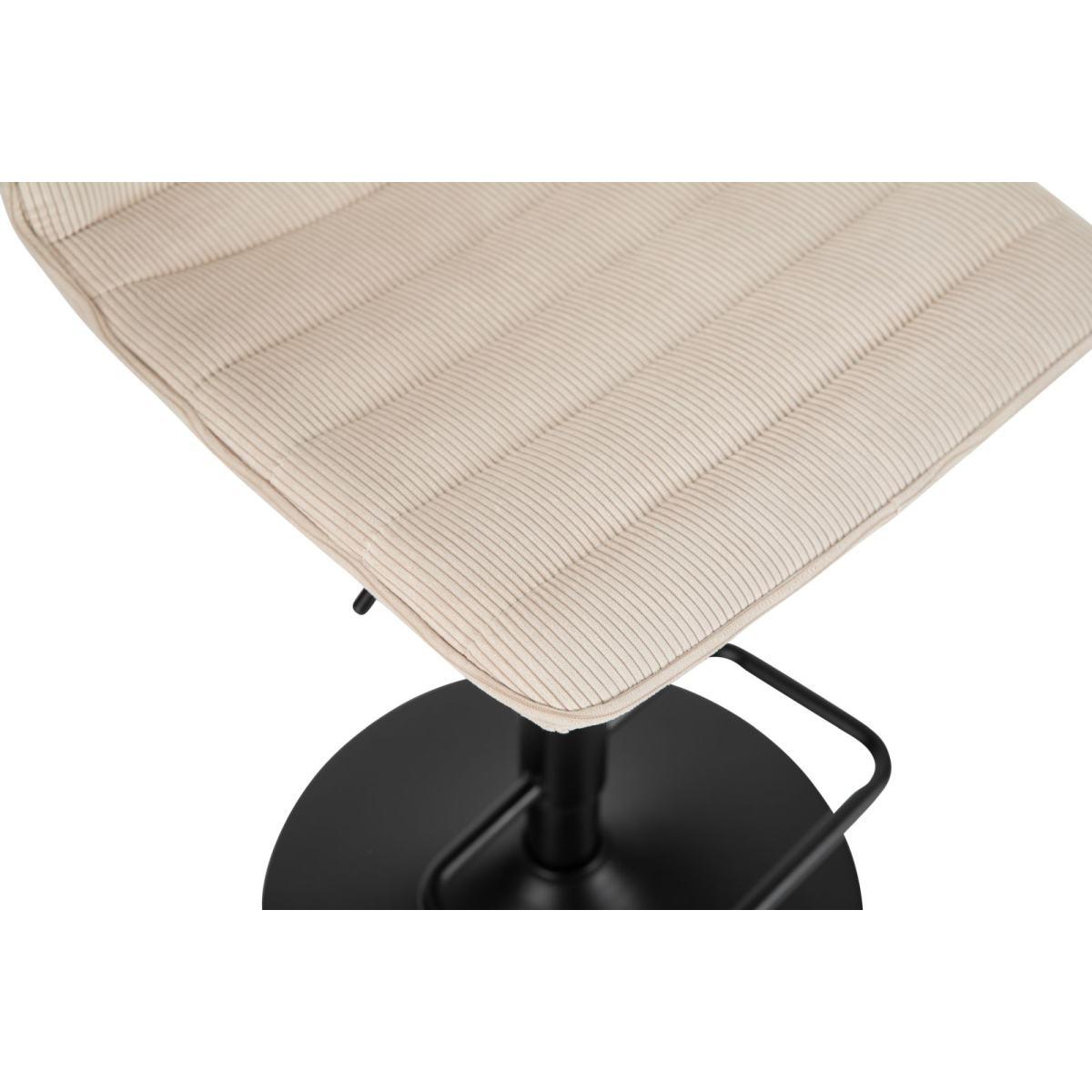 Sgabello bar high bianco 107seduta 43 x 49,5 cm
