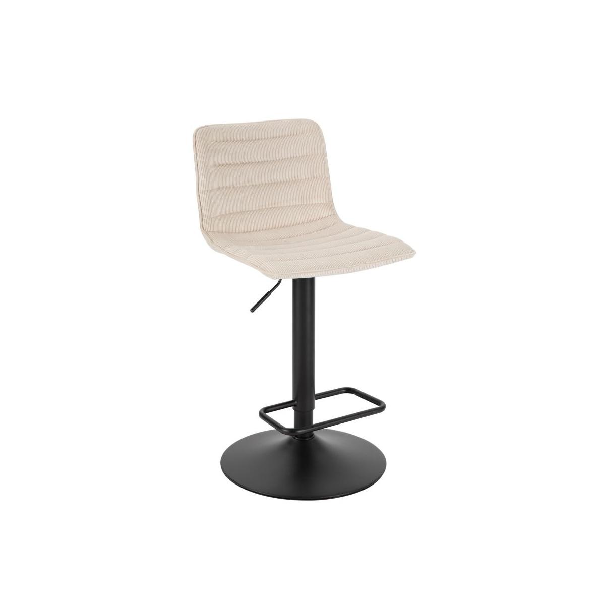 Sgabello bar high bianco 107seduta 43 x 49,5 cm
