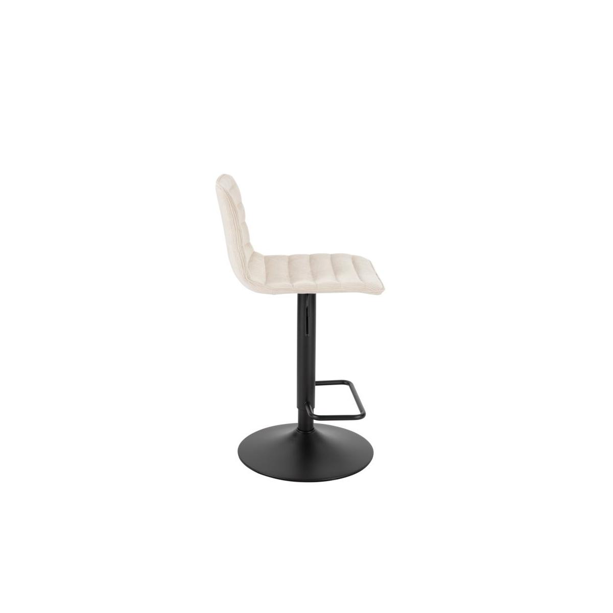 Sgabello bar high bianco 107seduta 43 x 49,5 cm