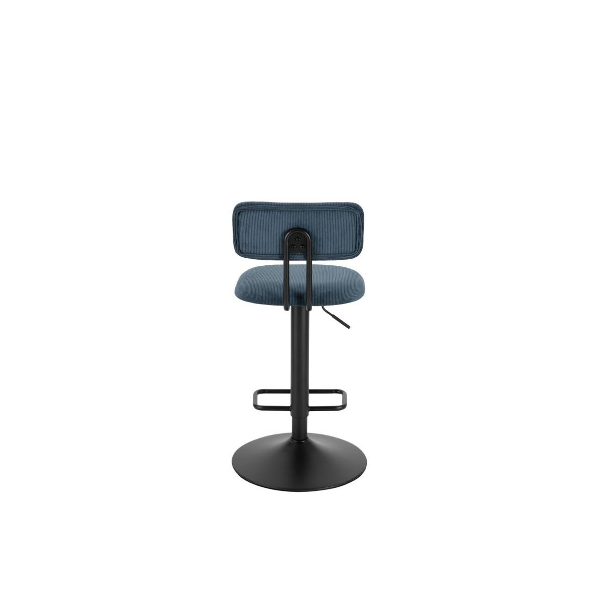 Sgabello bar light navy 5 seduta 41 x 47,5 cm