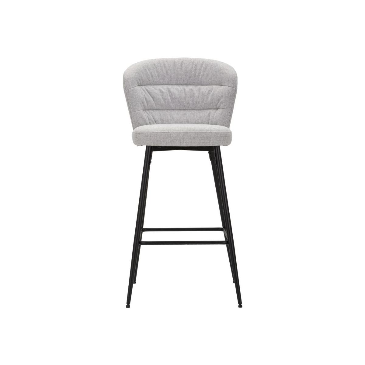 Sgabello bar losanna grigio Set 2 pz