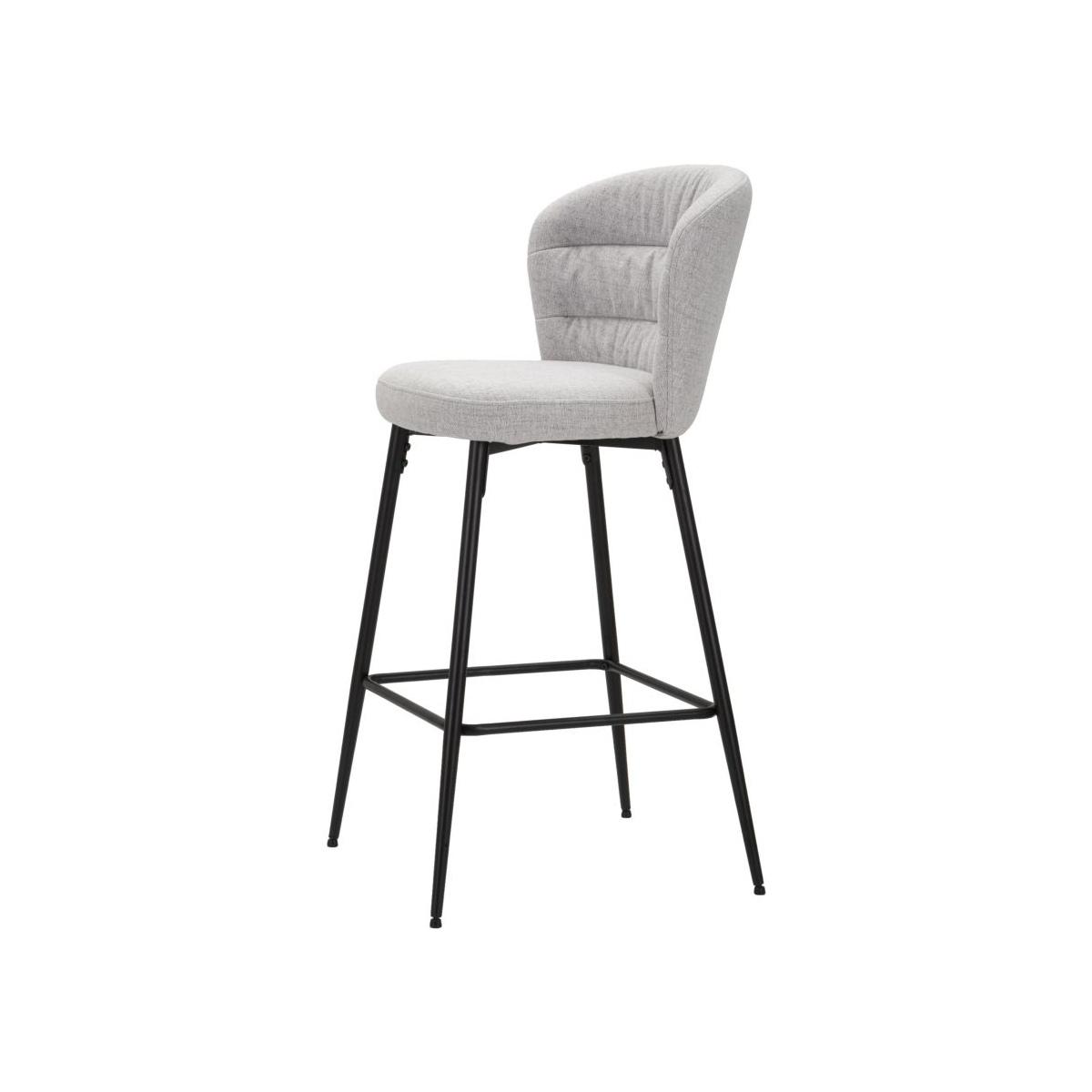 Sgabello bar losanna grigio Set 2 pz