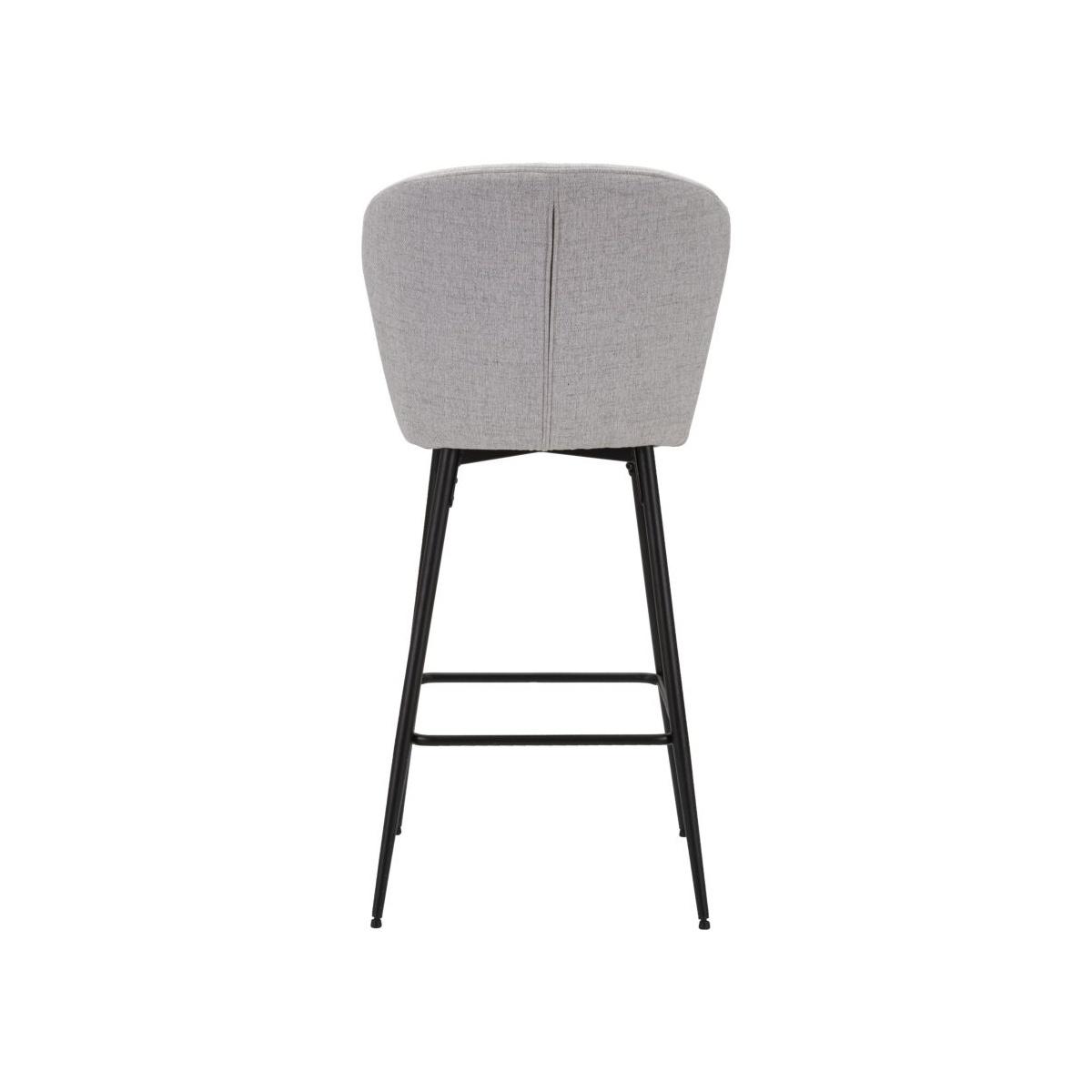 Sgabello bar losanna grigio Set 2 pz