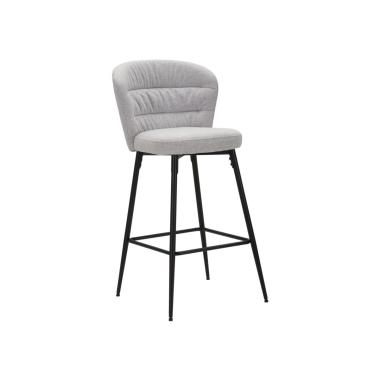 Sgabello bar losanna grigio Set 2 pz