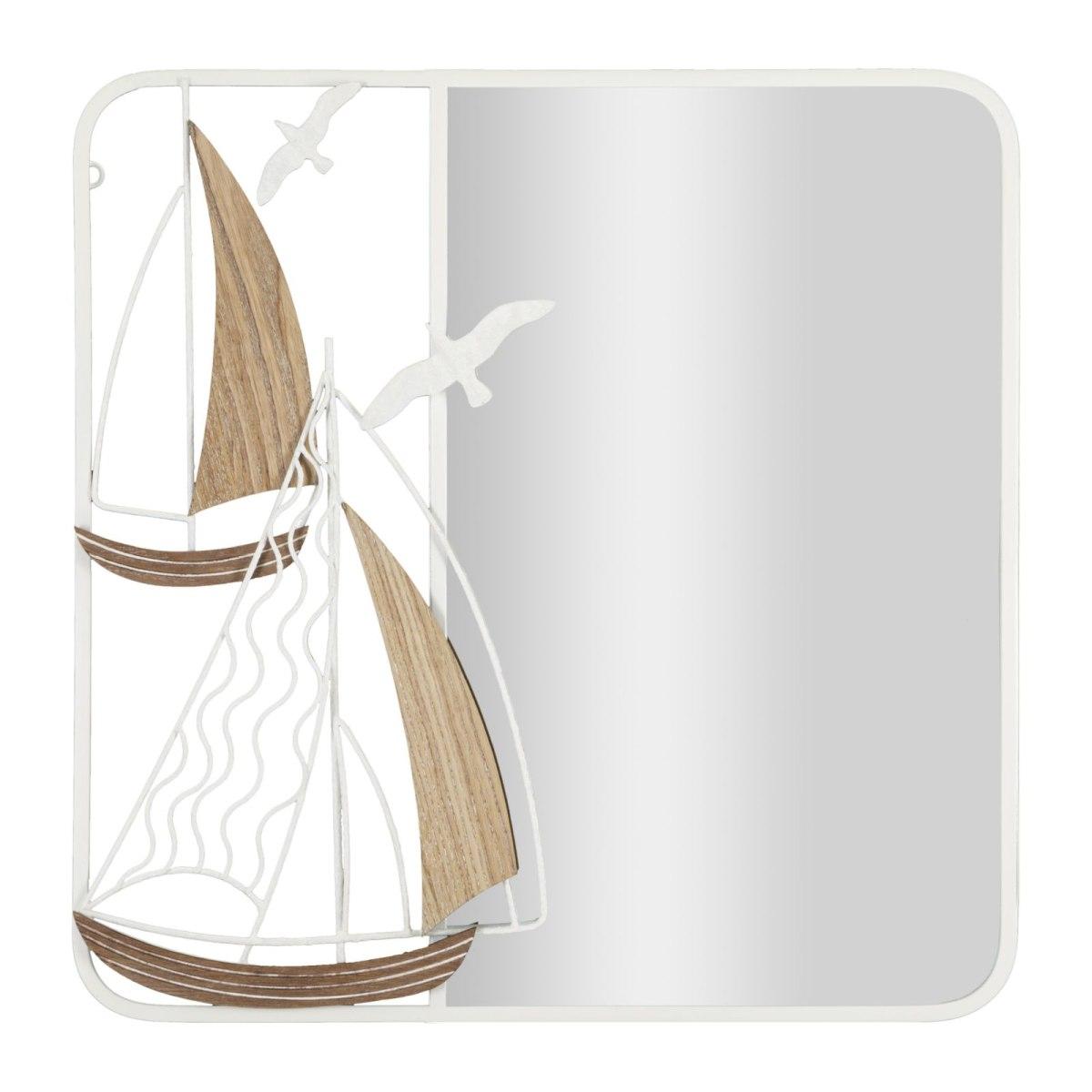 Specchio da muro adriatic misura specchio 60 x 4,4 x 60 cm
