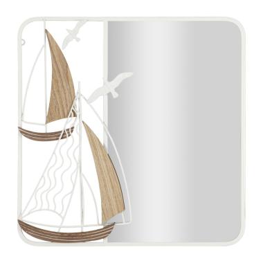 Specchio da muro adriatic misura specchio 60 x 4,4 x 60 cm