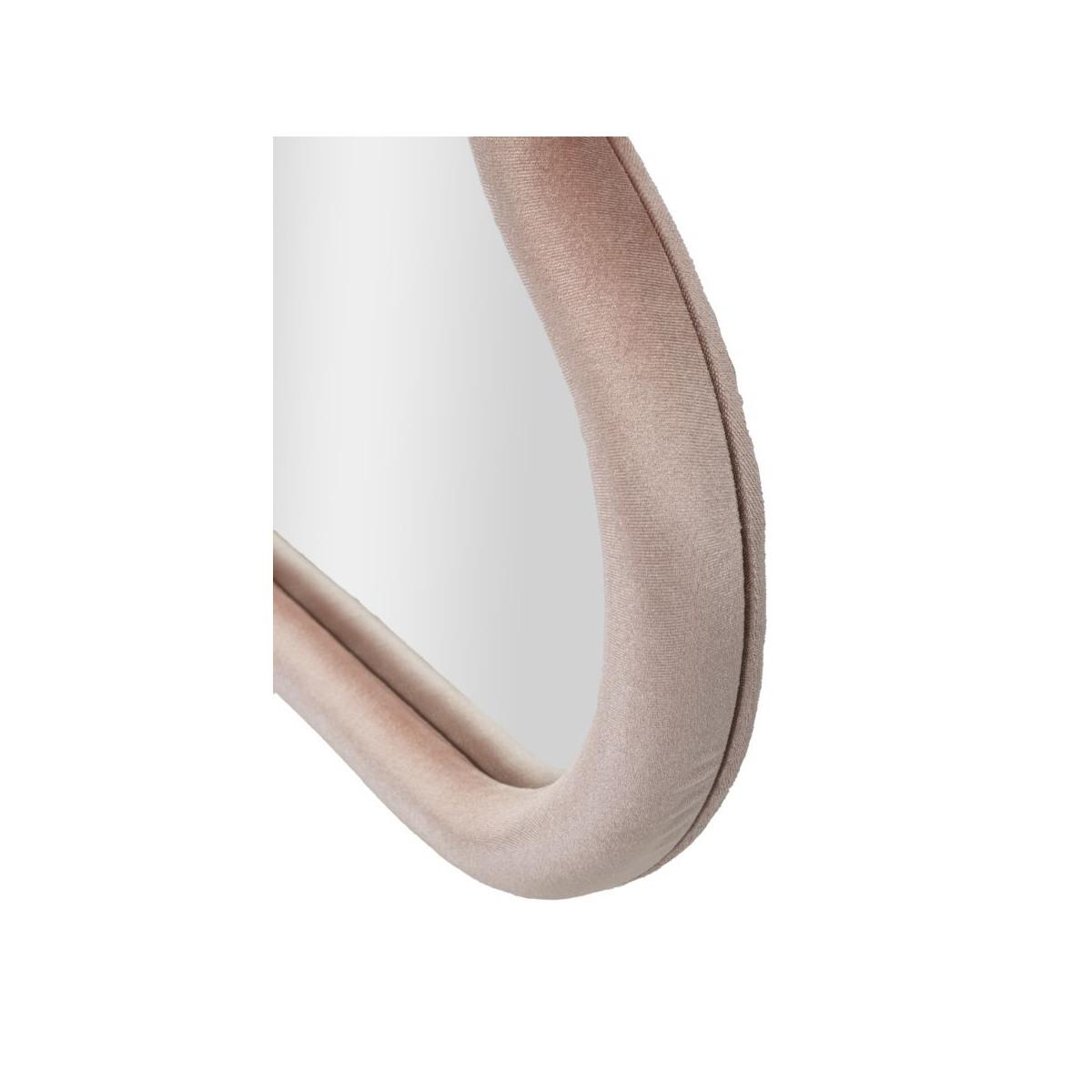 Specchio da muro cloud velluto rosa misura specchio 90 x 4 x 60 cm