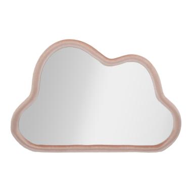 Specchio da muro cloud velluto rosa misura specchio 90 x 4 x 60 cm