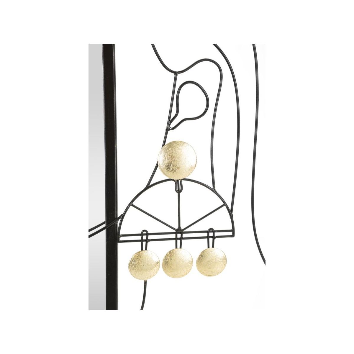 Specchio da muro eleonor misura specchio 64,8 x 3,8 x 85 cm