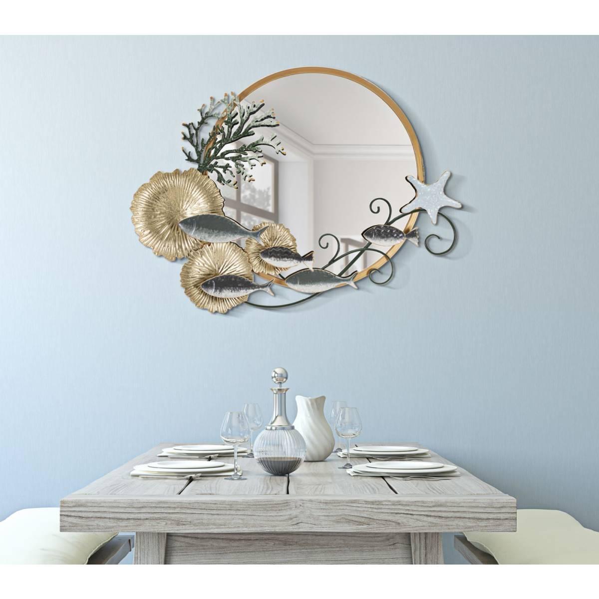 Specchio da muro fish 88,9 x 7,6 x 65,4 cm
