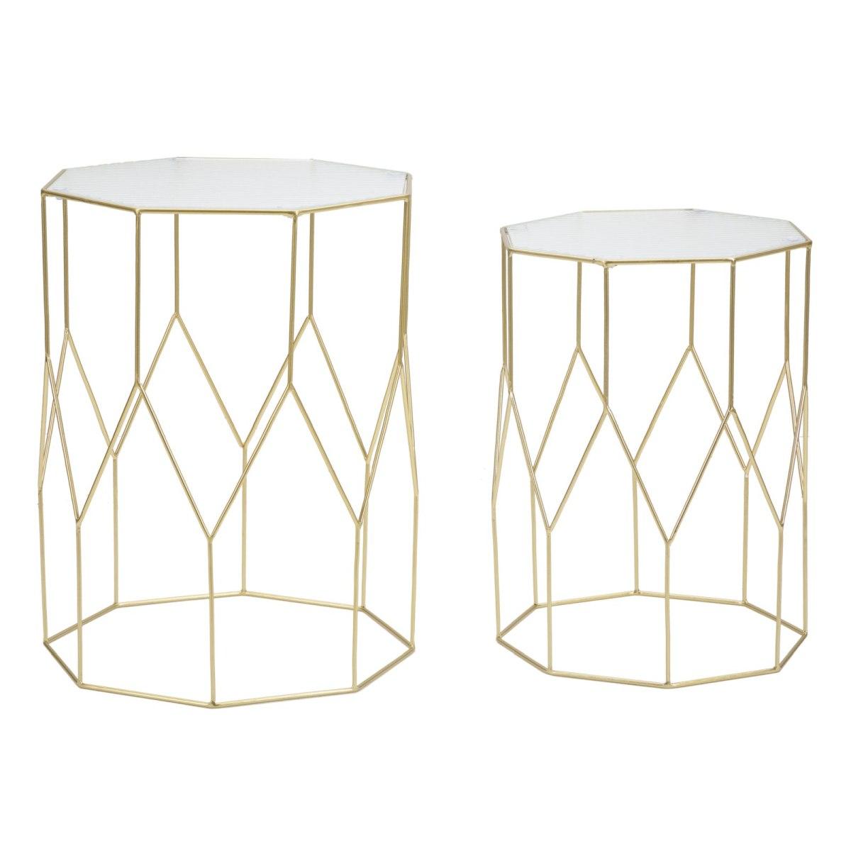 Tavolinetti new glass coppia