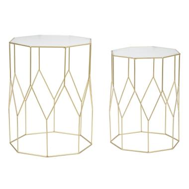 Tavolinetti new glass coppia