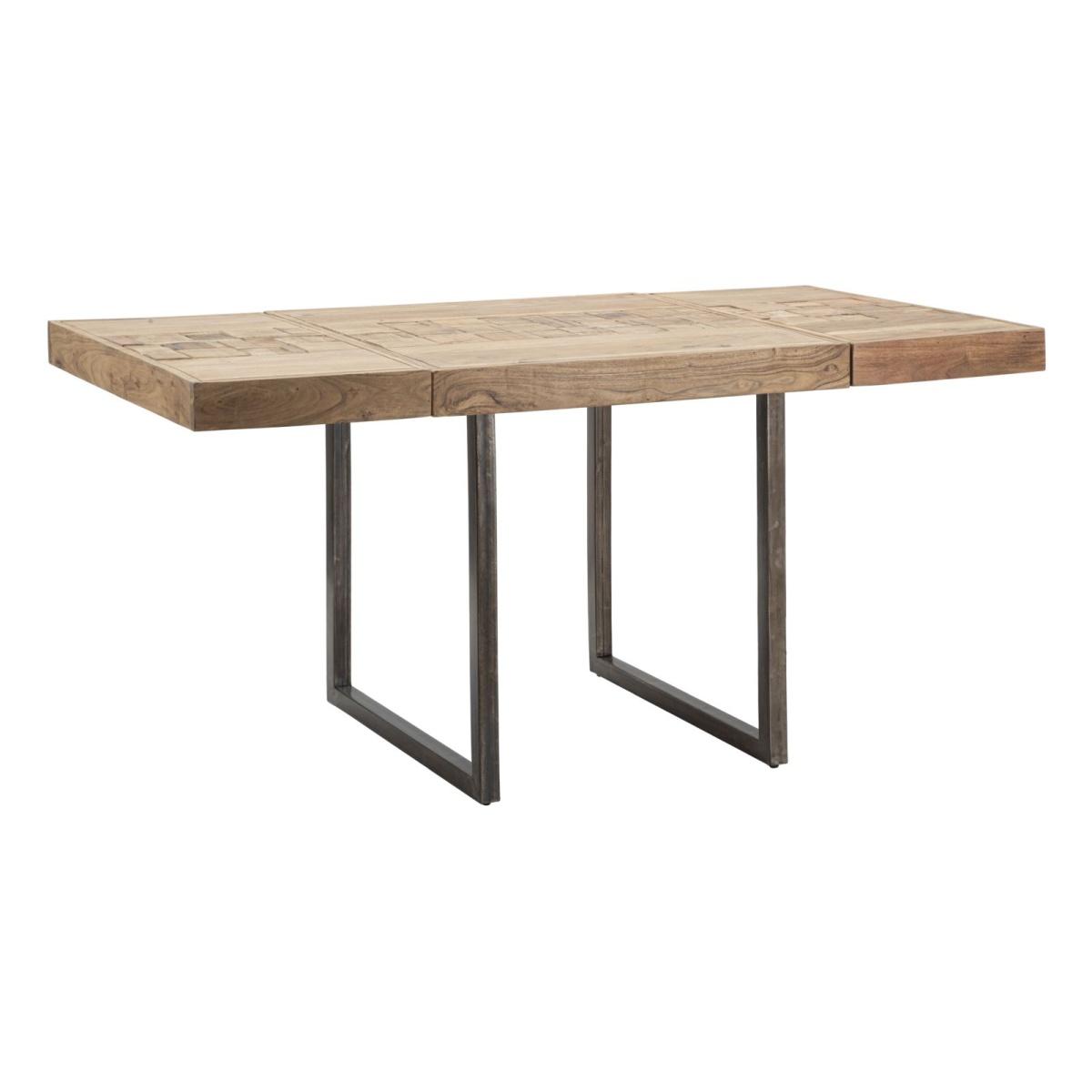 Tavolo da pranzo mumbai quad all lung 160 acacia nilotica 80 x 80 cm