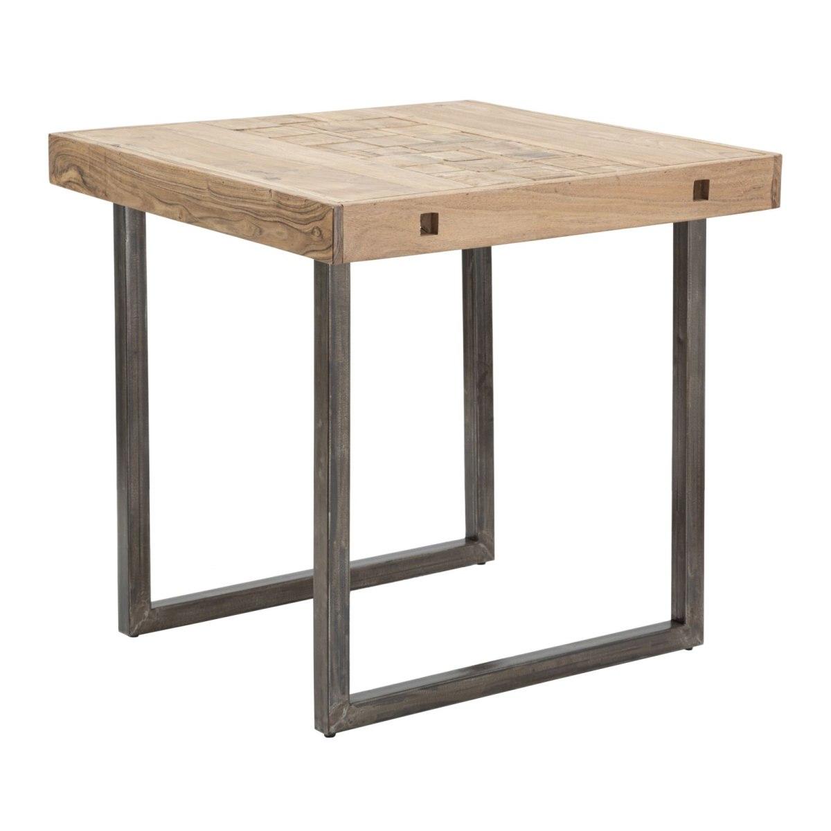 Tavolo da pranzo mumbai quad all lung 160 acacia nilotica 80 x 80 cm