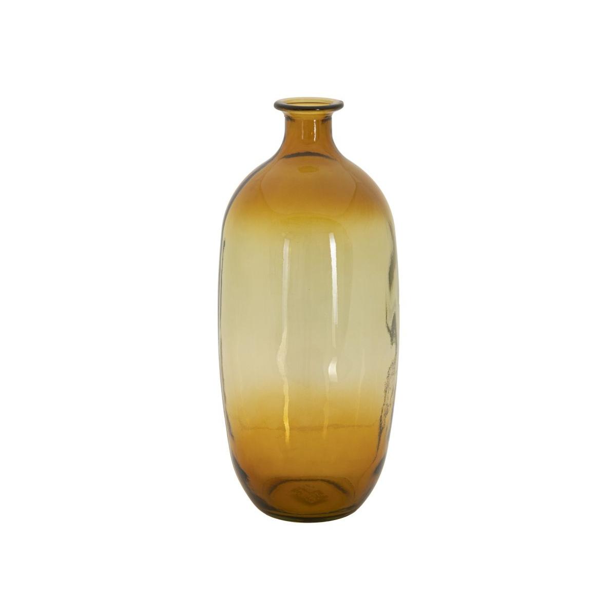 Vaso botella napoles vetro riciclato orange made in spain