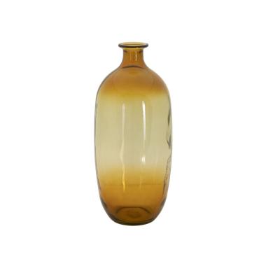 Vaso botella napoles vetro riciclato orange made in spain