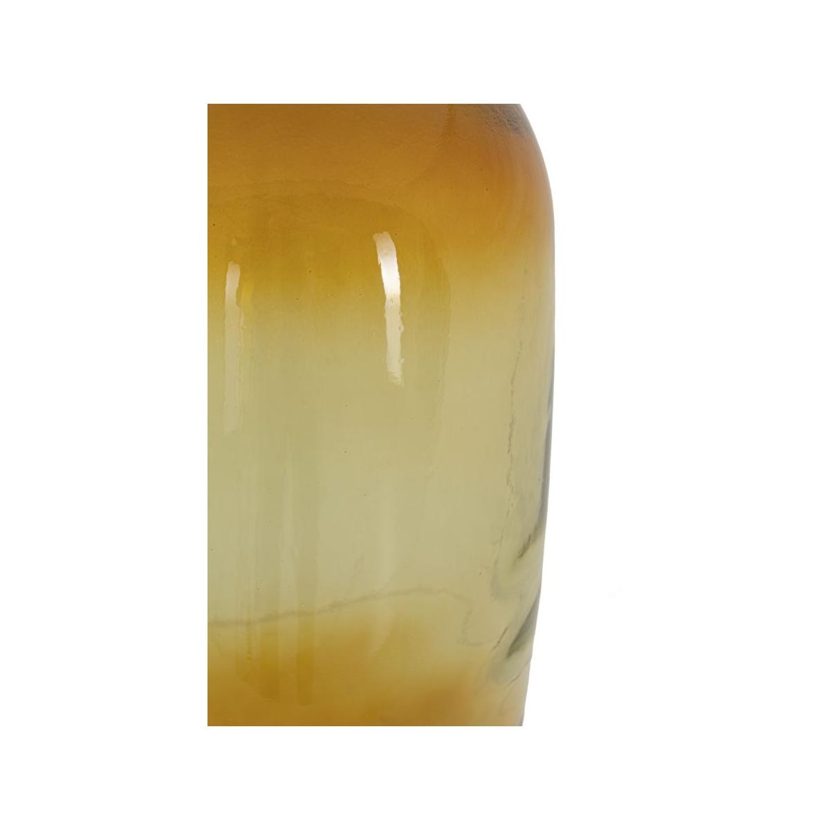 Vaso botella napoles vetro riciclato orange made in spain