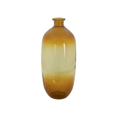 Vaso botella napoles vetro riciclato orange made in spain