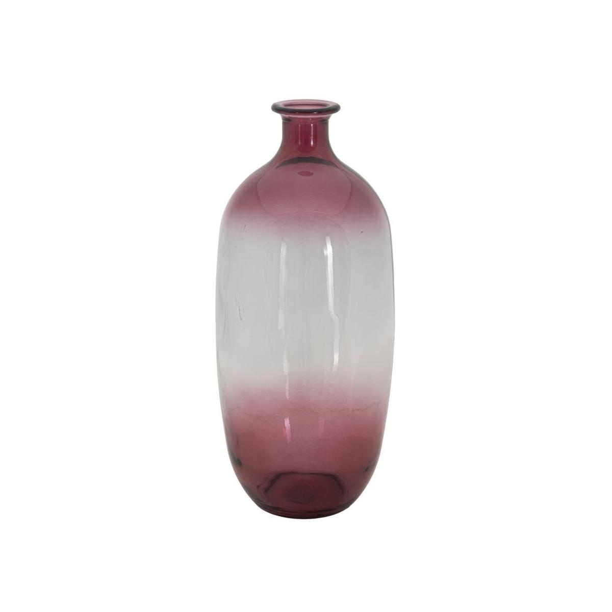 Vaso botella napoles vetro riciclato red made in spain