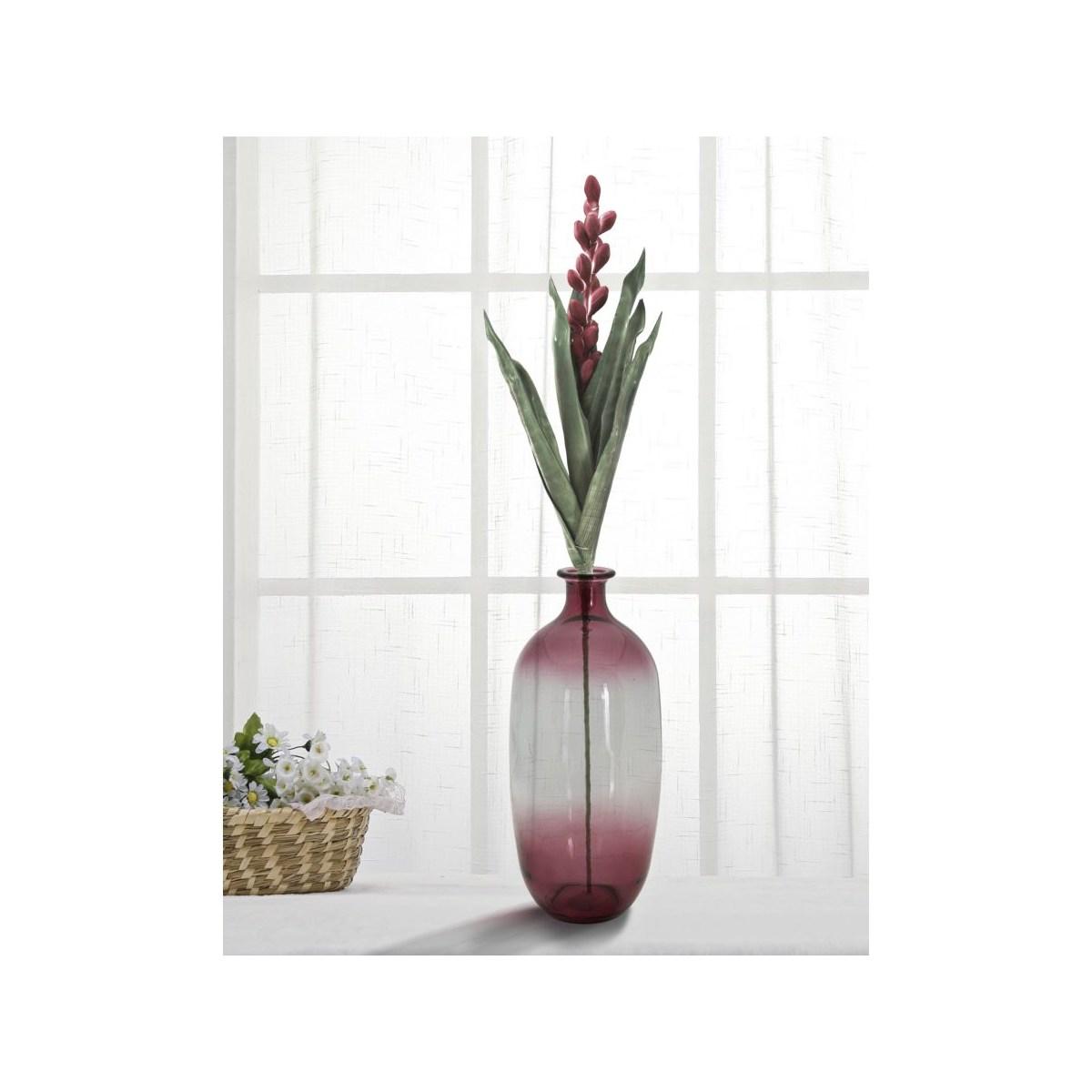 Vaso botella napoles vetro riciclato red made in spain