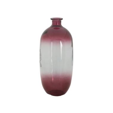 Vaso botella napoles vetro riciclato red made in spain