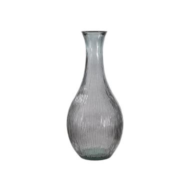 Vaso jarron arabe low vetro riciclato fumo made in spain